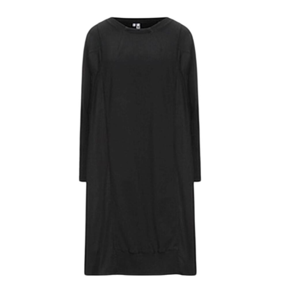 EUROPEAN CULTURE Black Sheath Dress L